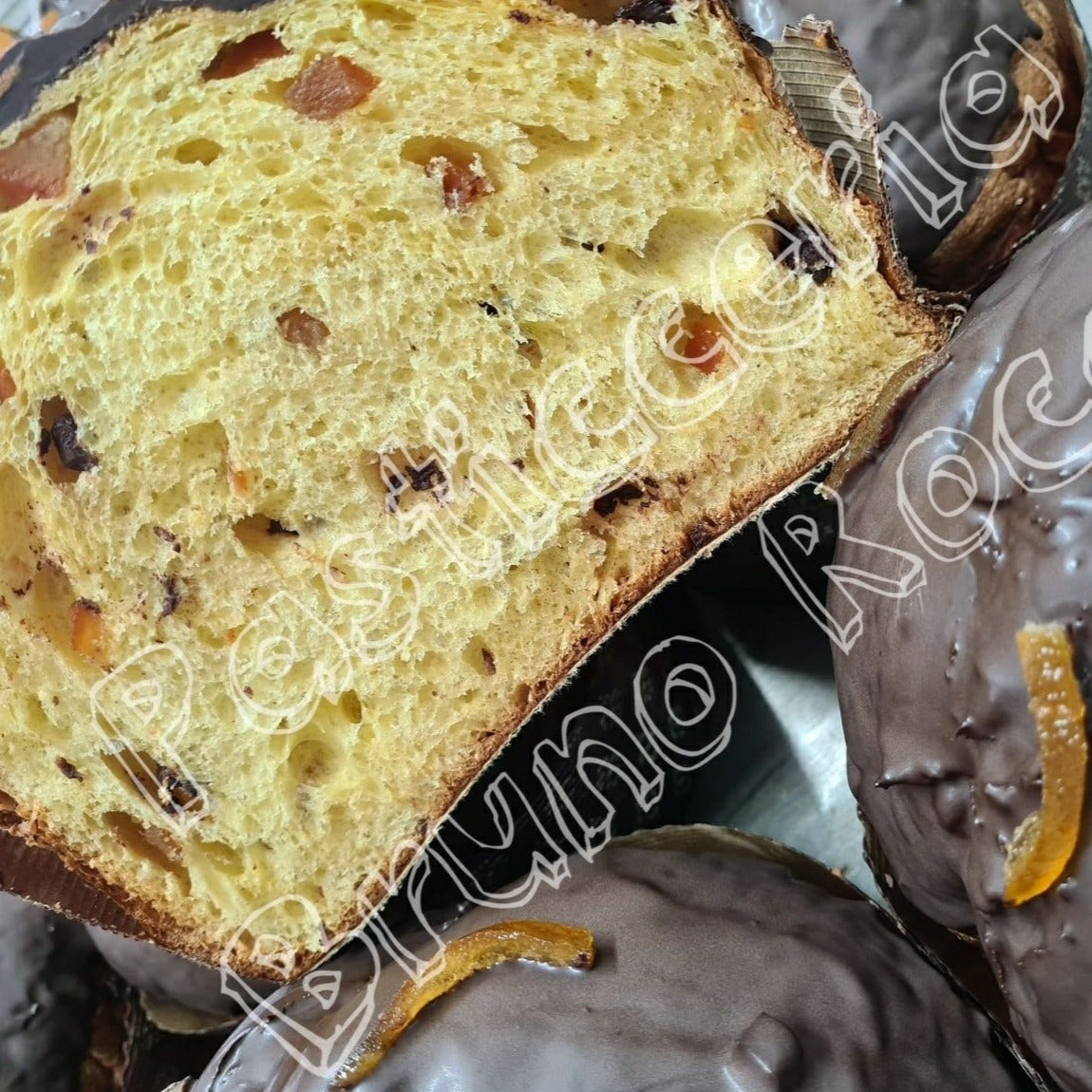 Panettone arancia e cioccolato