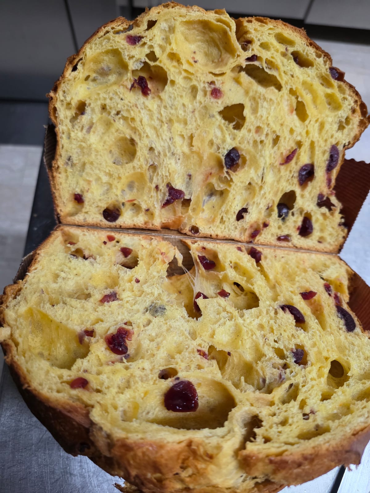 Panettone all'amarena